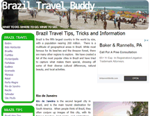 Tablet Screenshot of braziltravelbuddy.com